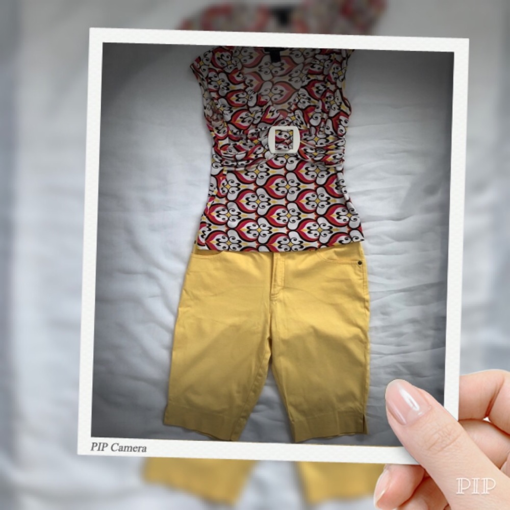 ✨Cute Summer Outfits. Top Lg, Shorts size 8 - Picture 2 of 16